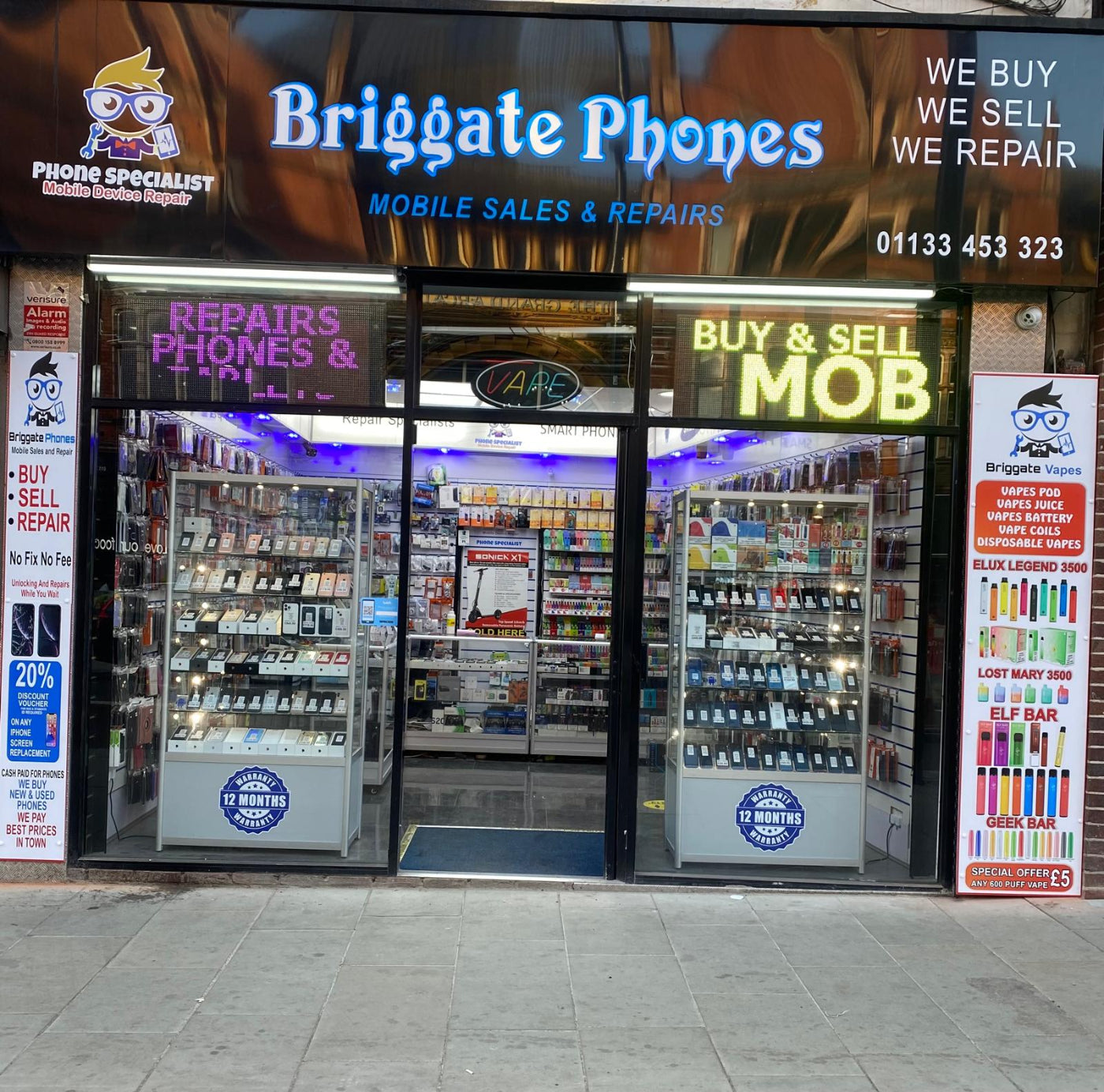 Briggate Phones, 55 New Briggate, Leeds